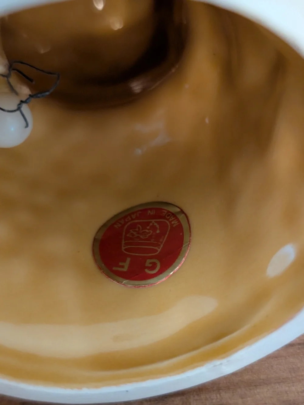 Vintage‎ Ceramic Florida Oranges Souvenir Owl Bell by GF Japan